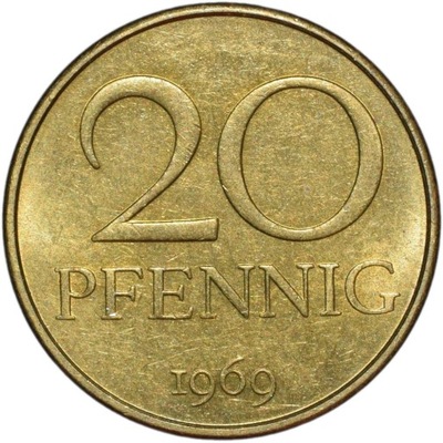 NRD 20 pfennig 1969
