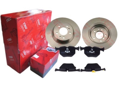 Тормозные диски тормозные колодки trw задний bmw 7 e38 фото №1