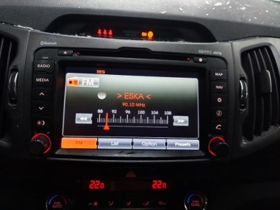 Радио навигация navi kia sportage iii 96560-3u500 фото №1