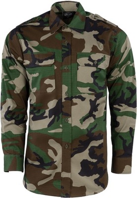 KOSZULA longsleeve MORO Ripstop WOODLAND bawełna L