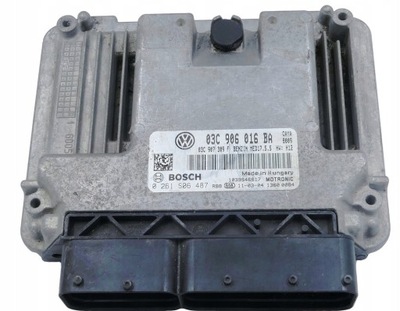 Блок управления ecu vw scirocco 03c906016ba 0261s06487 фото №1