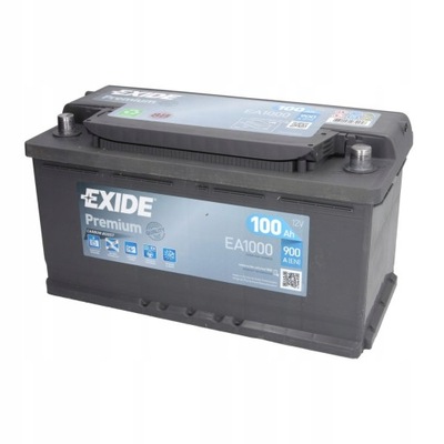 Акумулятор exide premium 100ah 900a p+ фото №1