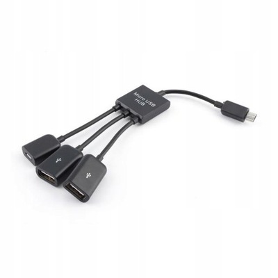 1 sztuk USB HUB Adapter Kabel Micro USB Adapter