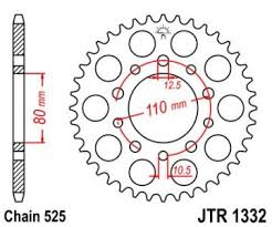 ZĘBATKA TYLNA JT 41-ZĘBÓW HONDA XRV 750 1990-2003