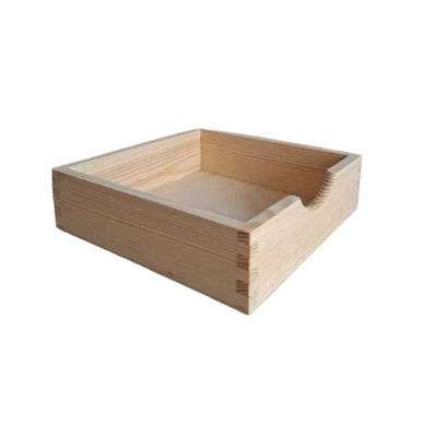 Serwetnik drewniany skrzynka pudełko decoupage