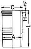 KOLBENSCHMIDT 89534110 MOVA CYLINDROWA 