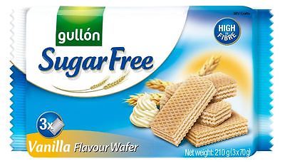 SUGARFREE WAFEKI WAFLE bez cukru VANILLA 210g