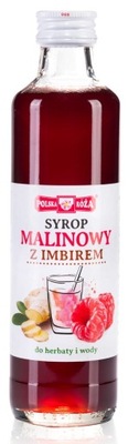 Syrop malinowy z imbirem NFC Polska Róża 250 ml