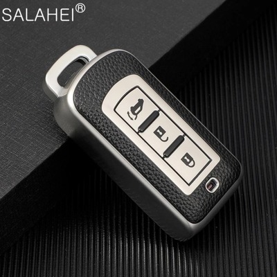 A-SILVERTPU CAR SMART KEY CAGE COVER HOLDER PARA MITSUBISHI OUTLANDER LANCER  