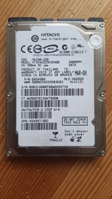 Dysk HDD HITAHI 250GB HTS542525K9SA00