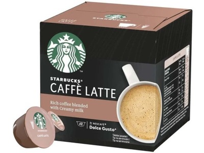 Kapsułki STARBUCKS Dolce Gusto Caffe Latte