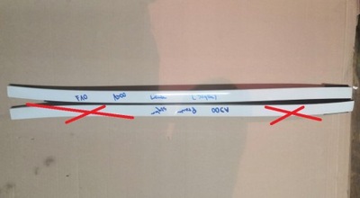 Bmw 5 f10 молдинг скло лобове права ліва фото №1