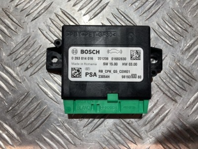 Модуль датчиків паркування citroen c5 aircross 18- фото №1