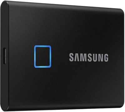 Samsung Portable T7 Touch - 500GB zewnętrzny SSD, USB 3.1 - czarny