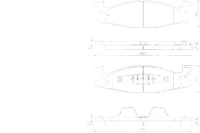 A.b.s. гальмівні колодки гальмівні ford f-150 4.9 фото №1