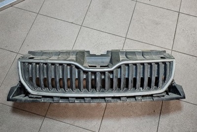 Решітка радіатора решітка радіатора перед skoda fabia iii 6v0853653 oem фото №1