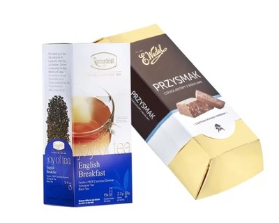 Zestaw prezentowy - Herbata Ronnefeldt i Przysmak czekoladowy E.Wedel