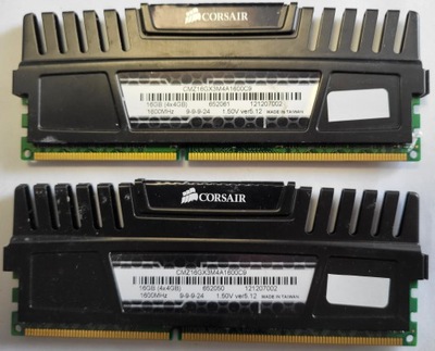 Pamięć RAM Corsair Vengeance 8GB (2x4GB) DDR3 1600 MHz CMZ16GX3M4A1600C9