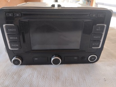 Радио радиопроигрыватель навигация gps seat leon ii altea 5p0035191j фото №1