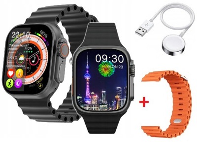 SMARTWATCH ULTRA HK8PRO MAX ROZMOWY AMOLED EKG kompas Polskie Menu Premium