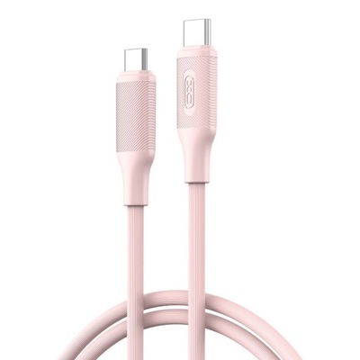 XO KABEL NB-Q265B USB-C/USB-C 1m 60W RÓŻOWY