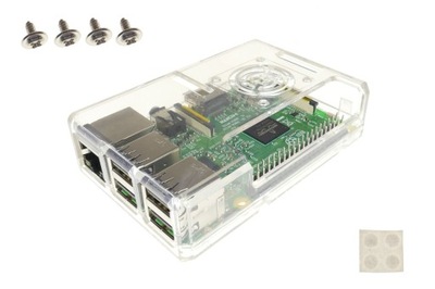 OBUDOWA DO RASPBERRY PI PRZEŹROCZYSTA