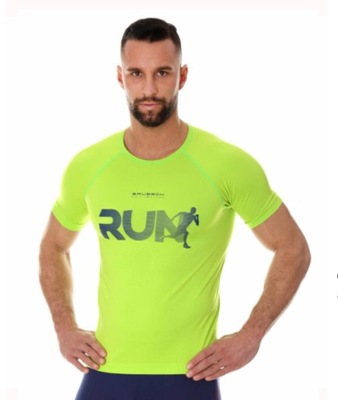 Brubeck Koszulka Biegowa RUNNING AIR PRO neon XXL