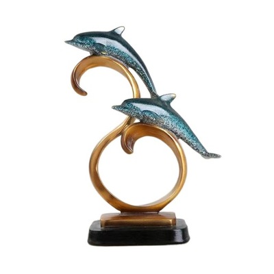 Delfin Figurka Kreatywny Delfin Jasnoniebieski