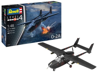 Model do sklejania REVELL Cessna O-2A farby klej