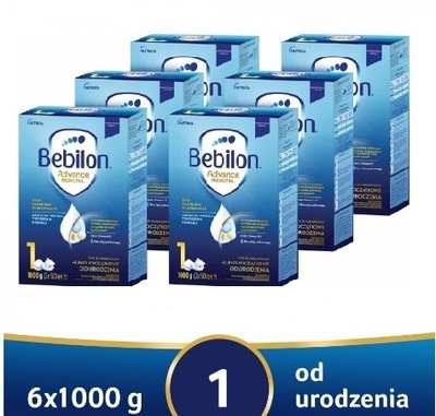Bebilon 1 Pronutra Advance 6x1000g - 0 - 6 msc
