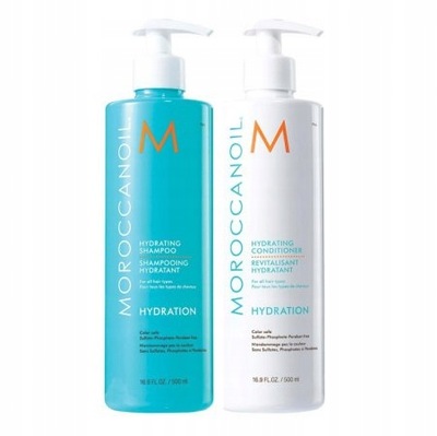 MOROCCANOIL HYDRATING SZAMPON + ODŻYWKA 2x 500 ml