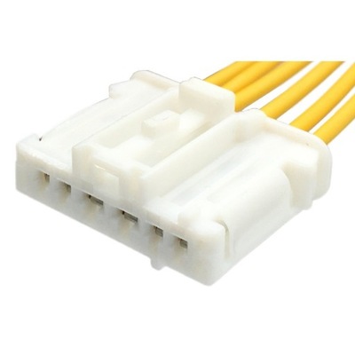 Штекер лампы задняя peugeot, citroen - белый фото №1