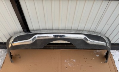 Mercedes ml w166 дифузор бампер задня хром фото №1