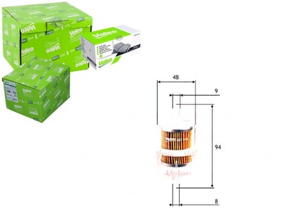 VALEO FILTRO COMBUSTIBLES VAL, 587013  