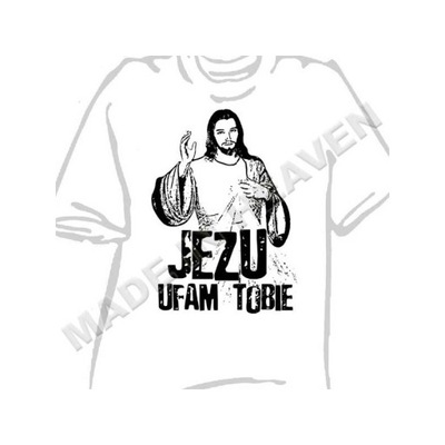 Koszulki chrześcijańskie M - JEZU UFAM TOBIE
