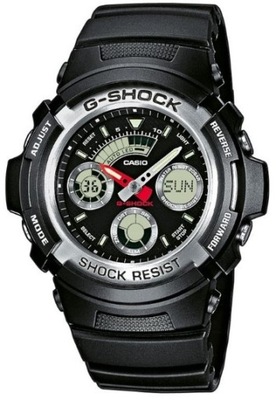 Zegarek CASIO G-SHOCK AW-590-1AER KRAKÓW 6 LAT