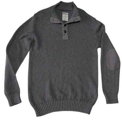 TOM TAILOR XL na 185cm fitted jak nowy ciepły sweter męski