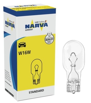 LUZ JEDNOSWIATLOWA NARVA 17631 12V W16W  