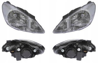 Фара лампа hyundai i10 04-11 l+p фото №1