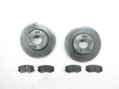 Hyundai coupe ii tiburon 2.0 гальмівні диски + гальмівні колодки перед набір фото №1