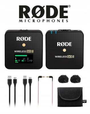 Mikrofon pojemnościowy RODE WIRELESS GO II