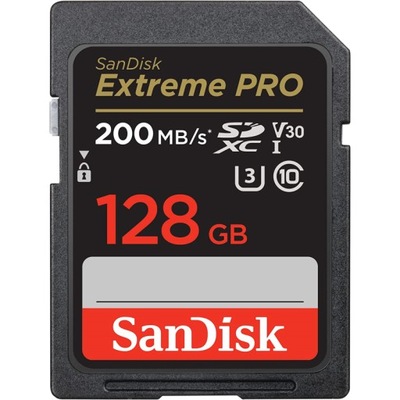 Karta pamięci SANDISK Extreme PRO SDXC 128GB 200MB