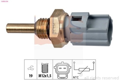 SENSOR TEMPERATURA DE LÍQUIDO REFRIGERACIÓN SUZUKI SWIFT 1,3-1,6 05- 1-830-334  