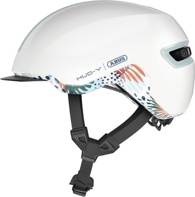 Kask Rowerowy Abus Urban Hud-y L 57-61 cm Flower White