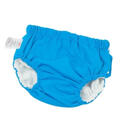 Niebieska pieluszka do pływania dla niemowląt wielokrotnego użytku (dla 14-16 kg)