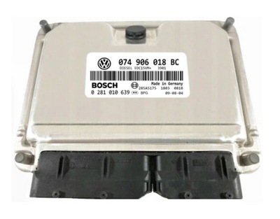 COMPUTADOR ECU VW LT 2.5 074906018BC 0281010639 IMMO APAGADO  