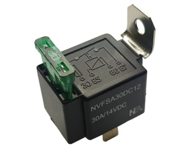 Реле з запобіжник 30a фото №1