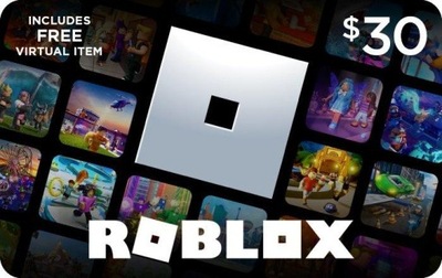 ROBUX ROBLOX 2400 30$ KARTA PODARUNKOWA KOD