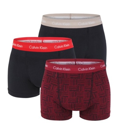 CALVIN KLEIN BOKSERKI LIMITED TRUNK 3P NB3056A 6G5 L