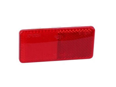 Відбивач червоний з стрічка samoprzylepną 94x44mm фото №1